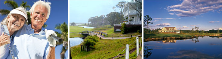 Winter Golfers and Courses in Myrtle